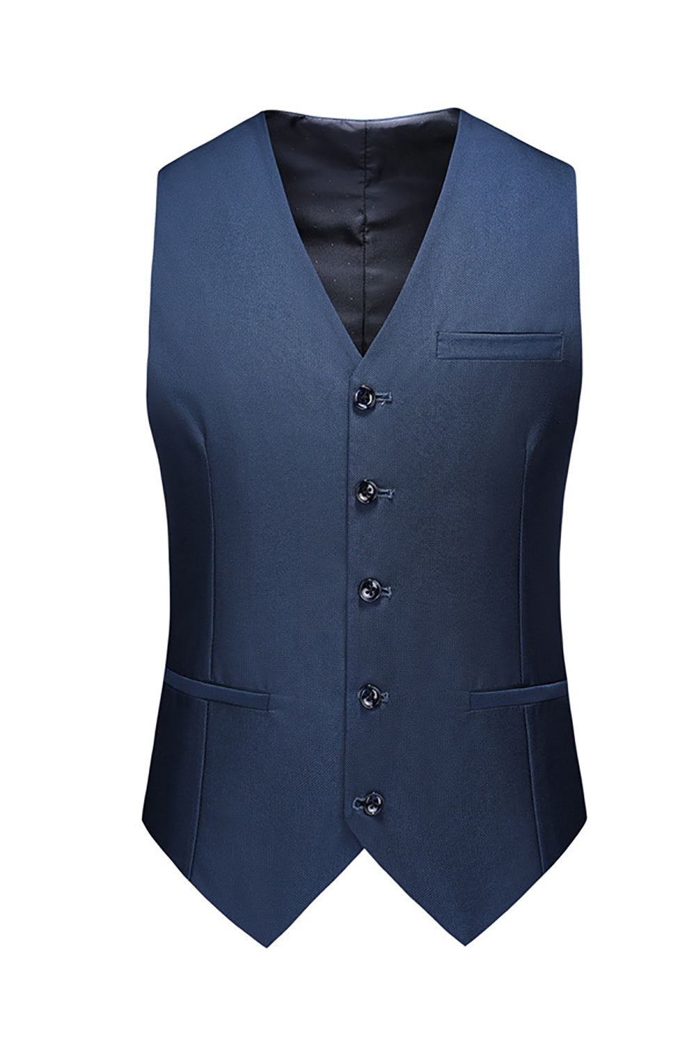 Skårade slag Två knappar Svarta Balkostymer för män