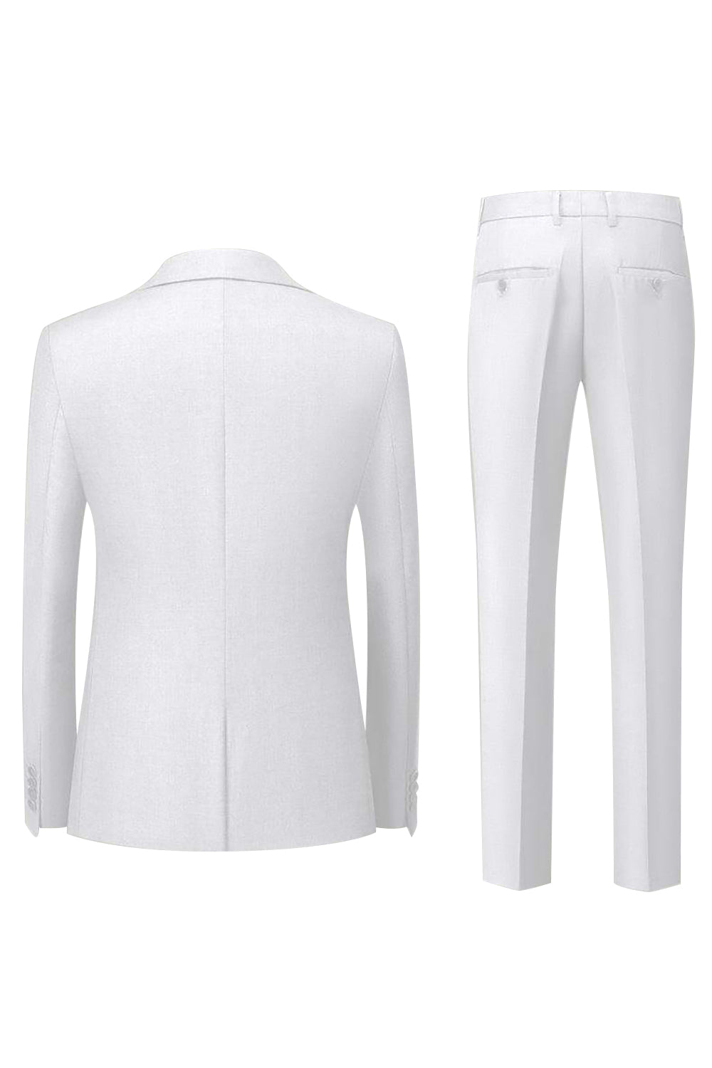 Svart Grå 3-delad topp slag En knapp Herrdräkter