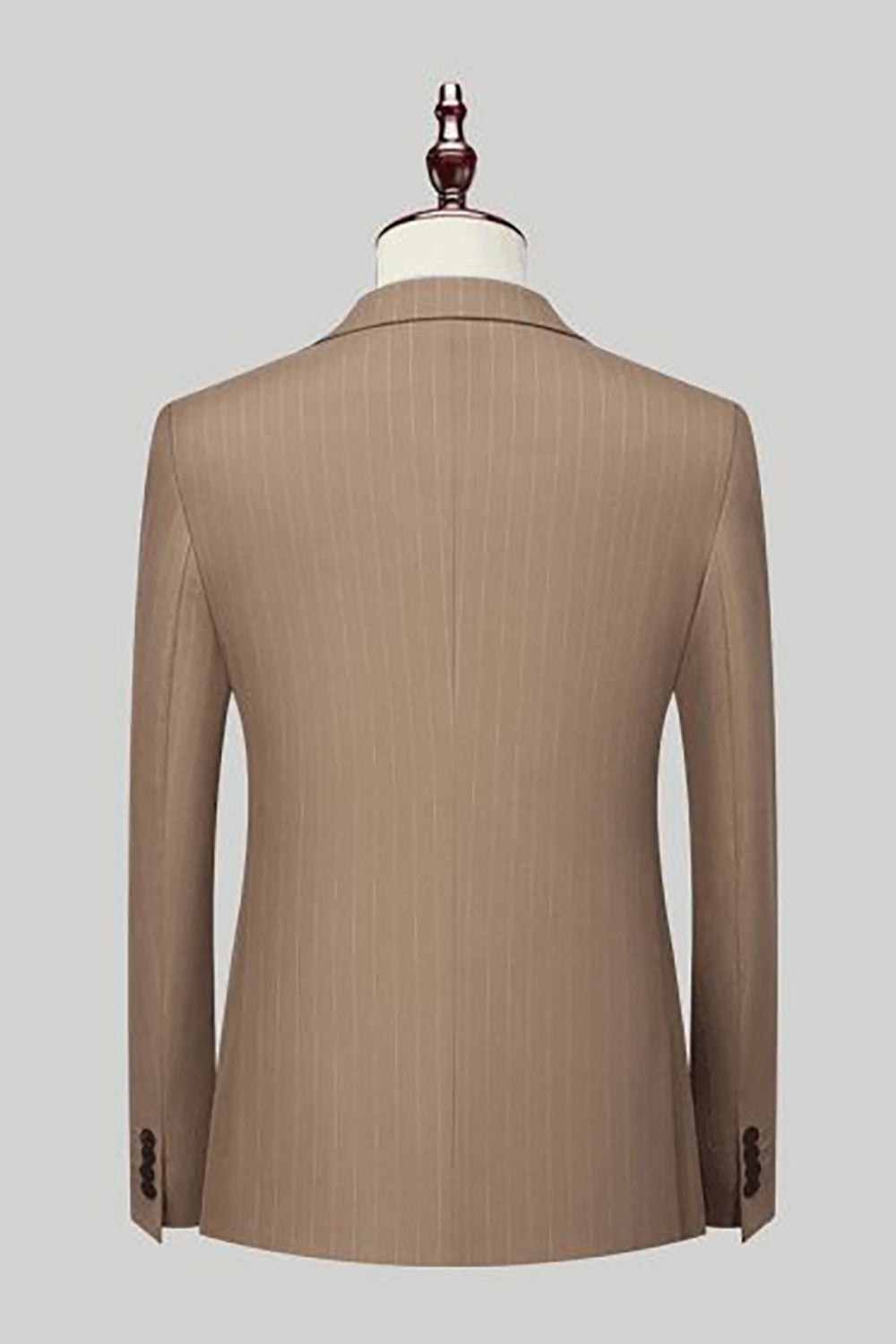 Svart Peak Kavajslag 3-delade Herrdräkter