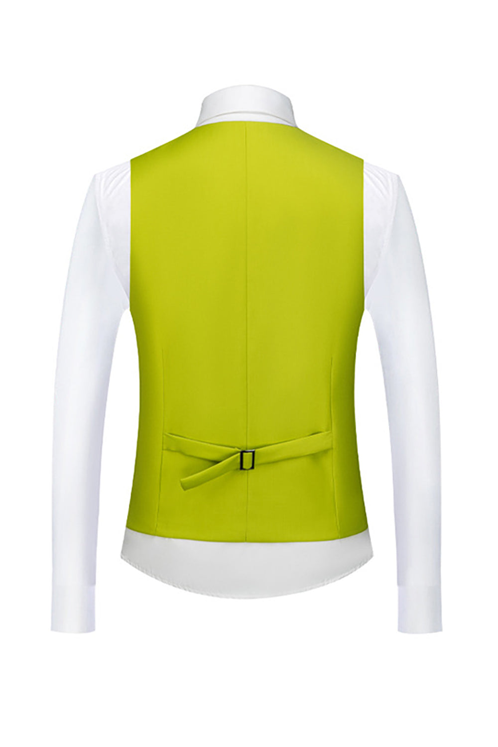 3-delad skårad kavajslag grön baldräkter för män