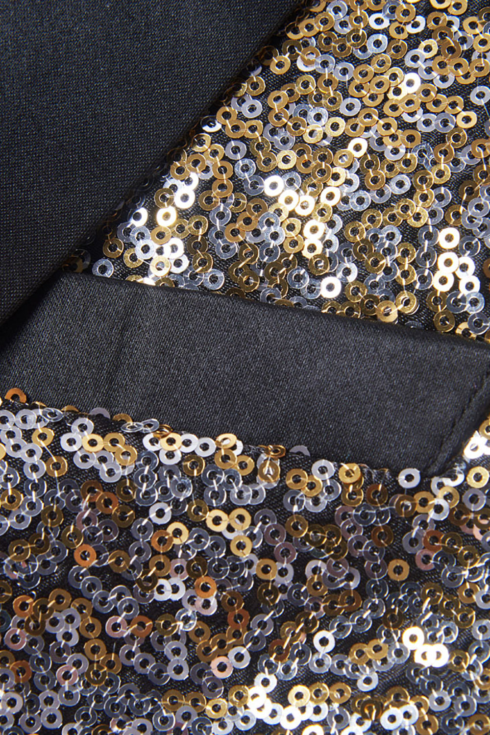 Ombre paljetter för män 2 stycken lila slim fit hakade lapel baldräkter