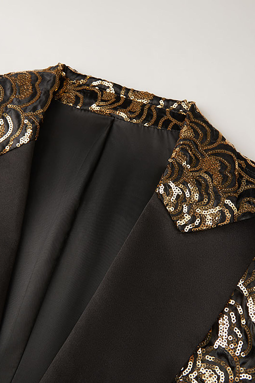 Gyllene paljetter Blazer för män