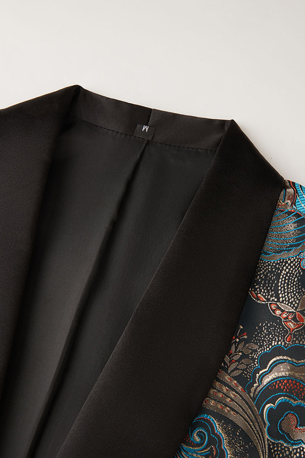 Blommig sjal Lapel Blazer för män