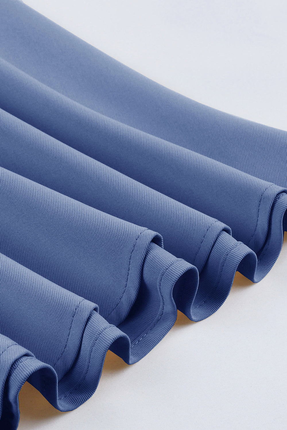 Gul Swing Fladdrande Ärmar 1950-Talsklänning Med Rosett