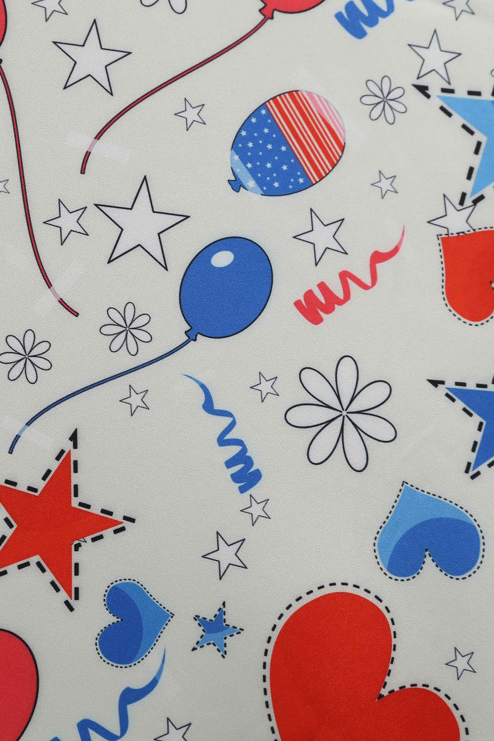 Svart Tryckt ärmlös 1950-Tals Klänning med Bälte