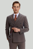 Kaffe Pinstripe 3-Delat Herr Kostym Set