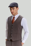 Kaffe Pinstripe 3-Delat Herr Kostym Set