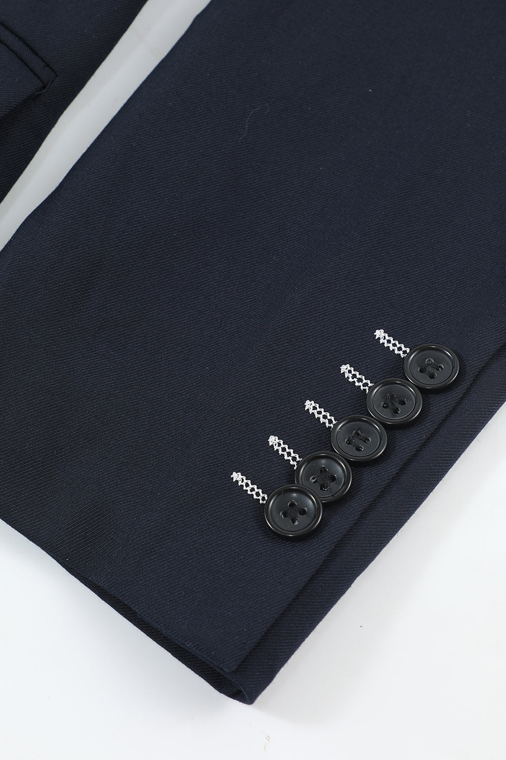 Navy Dubbelknäppt Blazer Herr