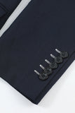 Navy Dubbelknäppt Blazer Herr