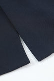 Navy Dubbelknäppt Blazer Herr