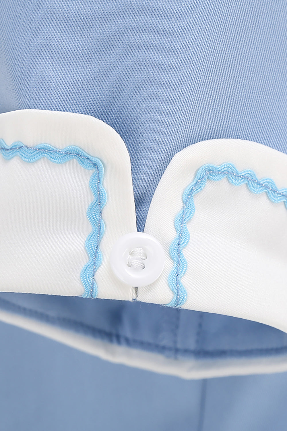 Ljusblå 50 Tals Vintage Klänning