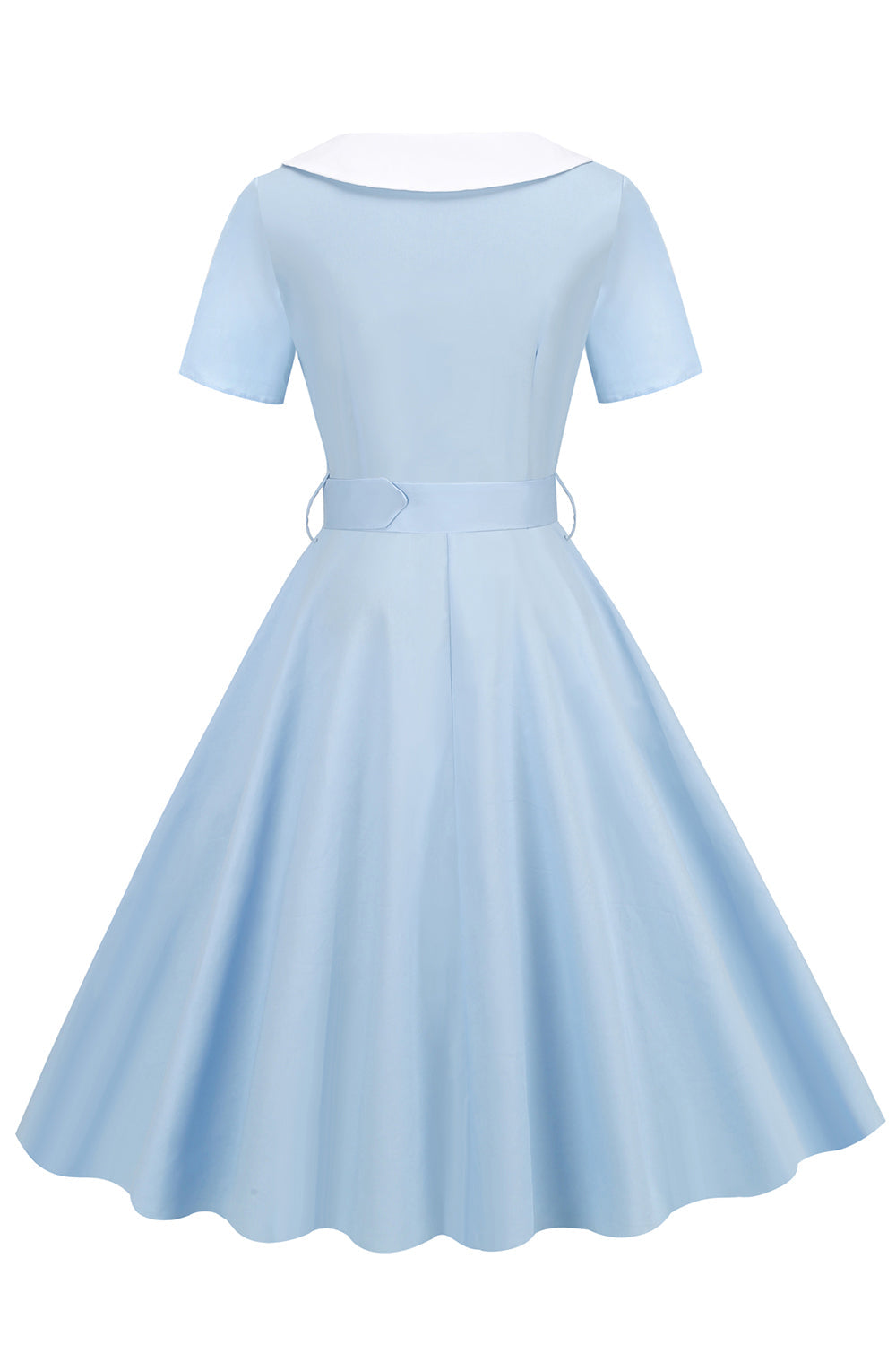 Svart 50-Tals Klänning med Bälte