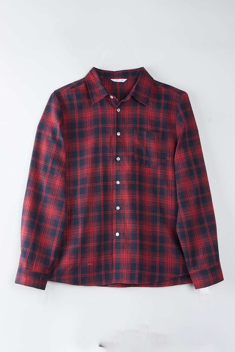 Röda spetsklänningar och långärmad T-shirt Familj matchande outfits