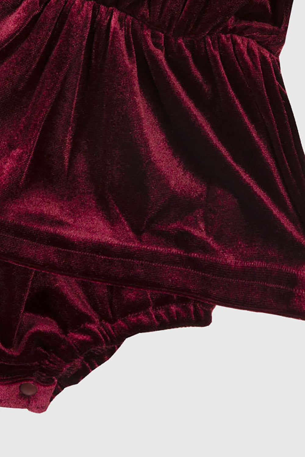Vinröd Sammet Slip Klänningar Mor Dotter Familj Matchande Outfits