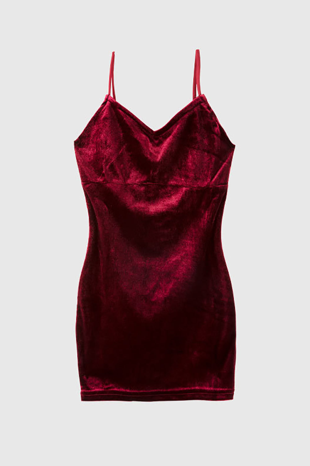 Vinröd Sammet Slip Klänningar Mor Dotter Familj Matchande Outfits