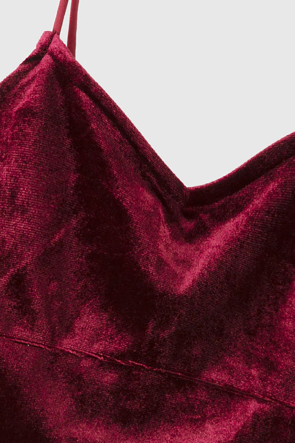 Vinröd Sammet Slip Klänningar Mor Dotter Familj Matchande Outfits