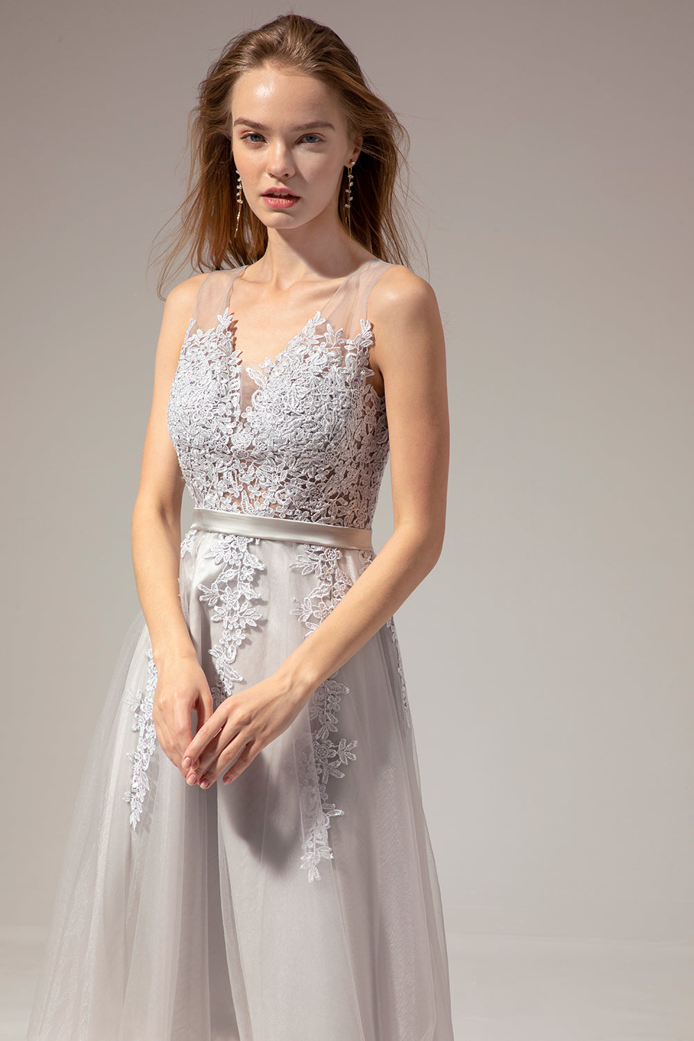 Appliqués Kort Festklänningar