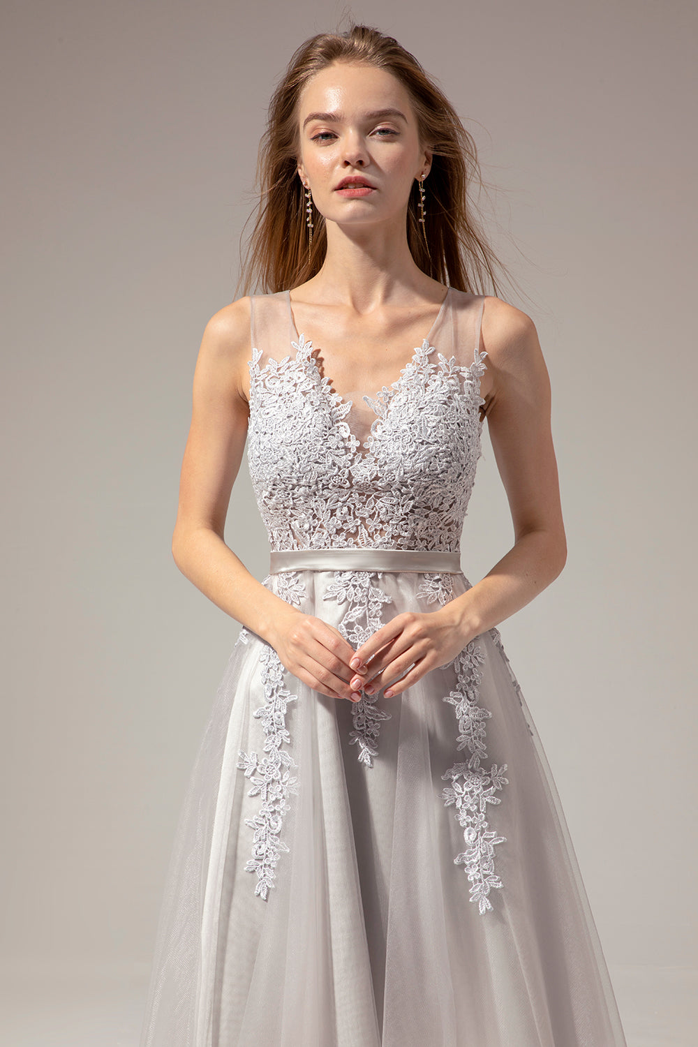Appliqués Kort Festklänningar