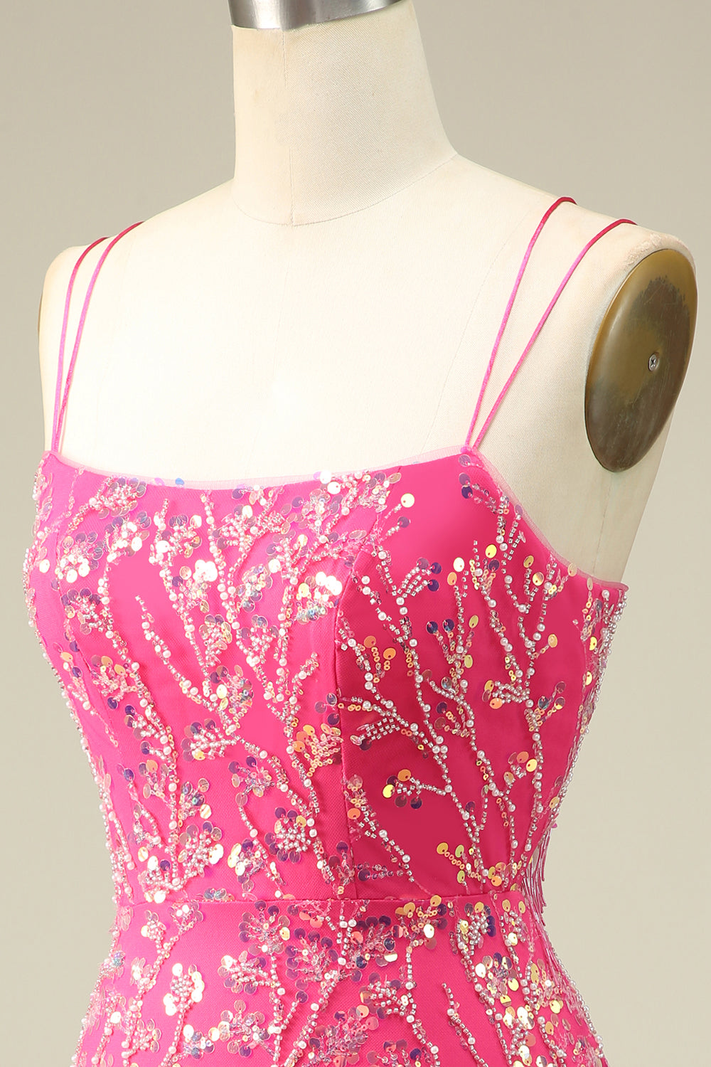 Elegant Korsett Tillbaka Bodycon Homecoming Klänning Med Tofs