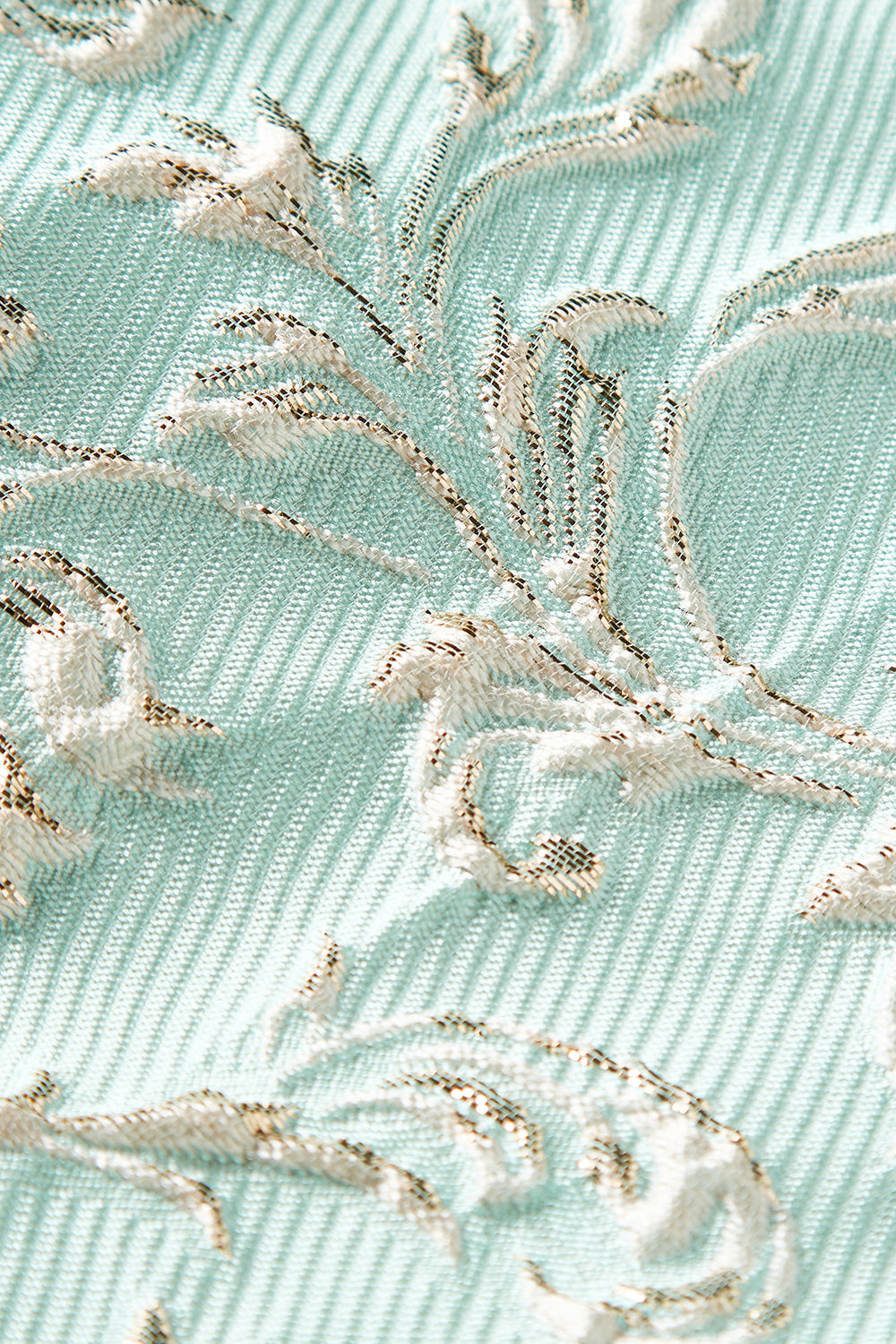 Mynta Sjal Slag En Knapp Jacquard Mäns baldräkter