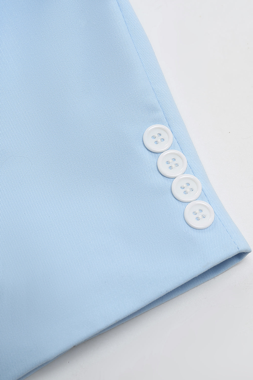 Ljusblå Peak Lapel 2-Delade Baldräkter för Män