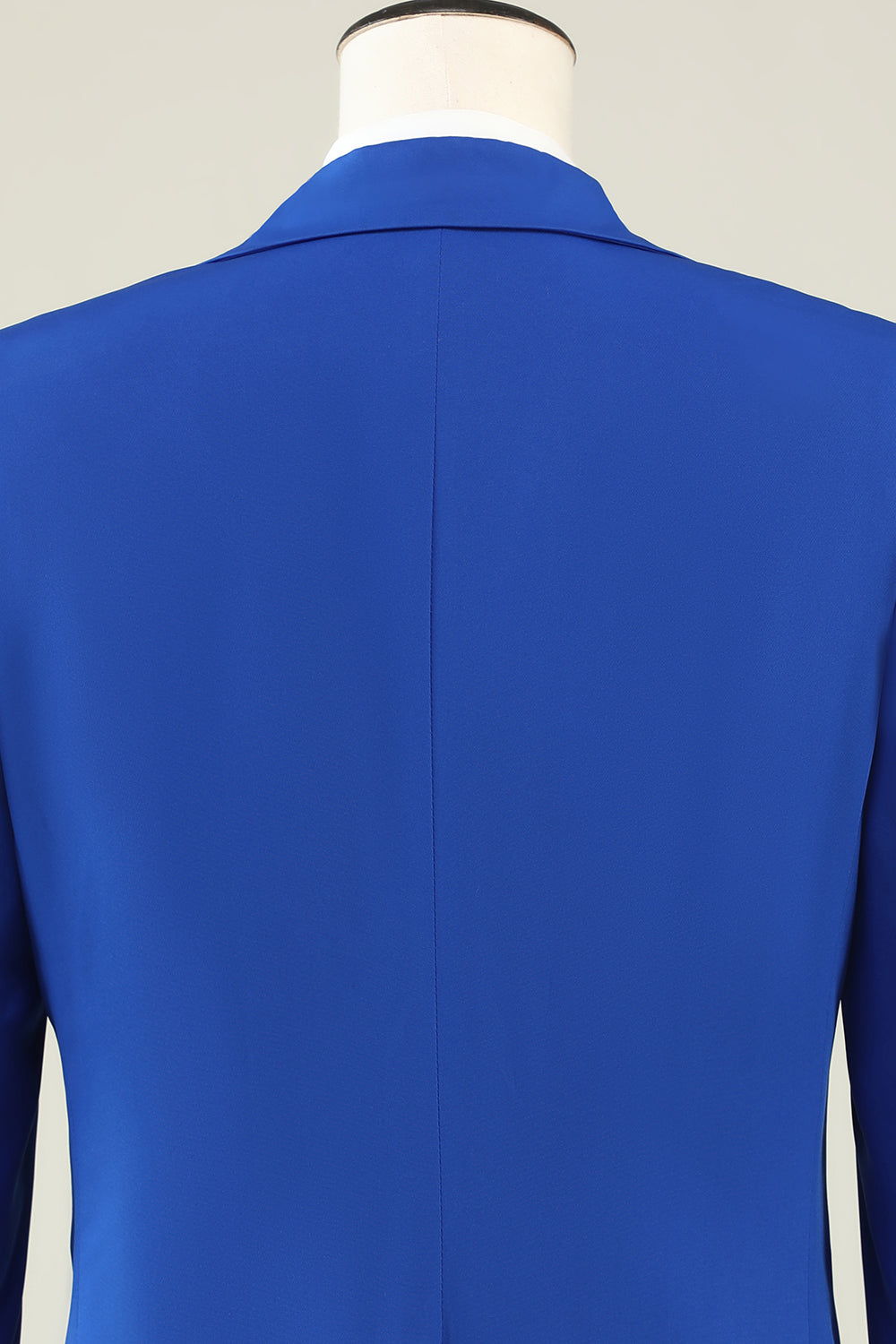 Blå Slim Fit Peak Slag En Knapp Baldräkter för Män