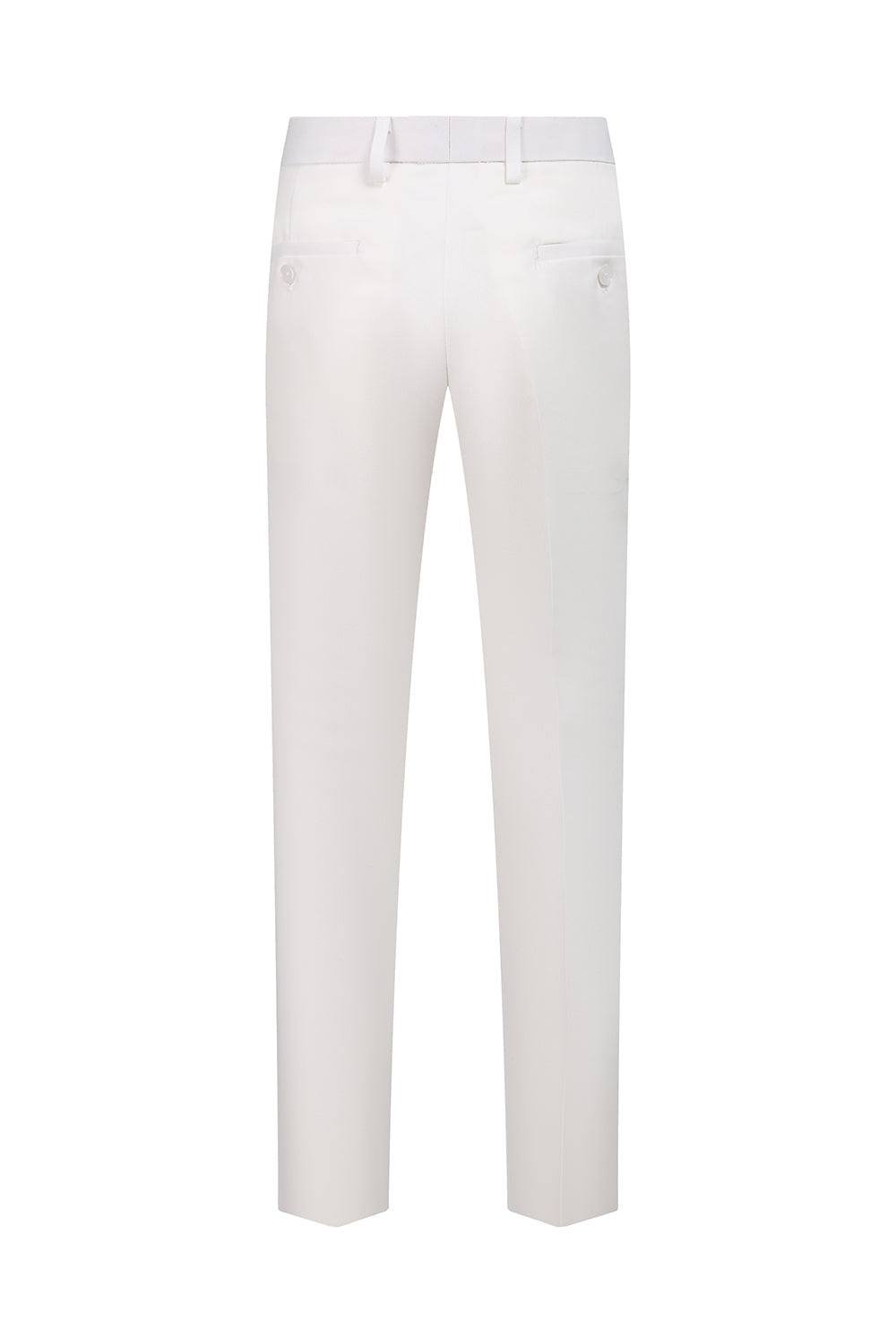 Röd Blommig Jacquard 2-delad Herrdräkt