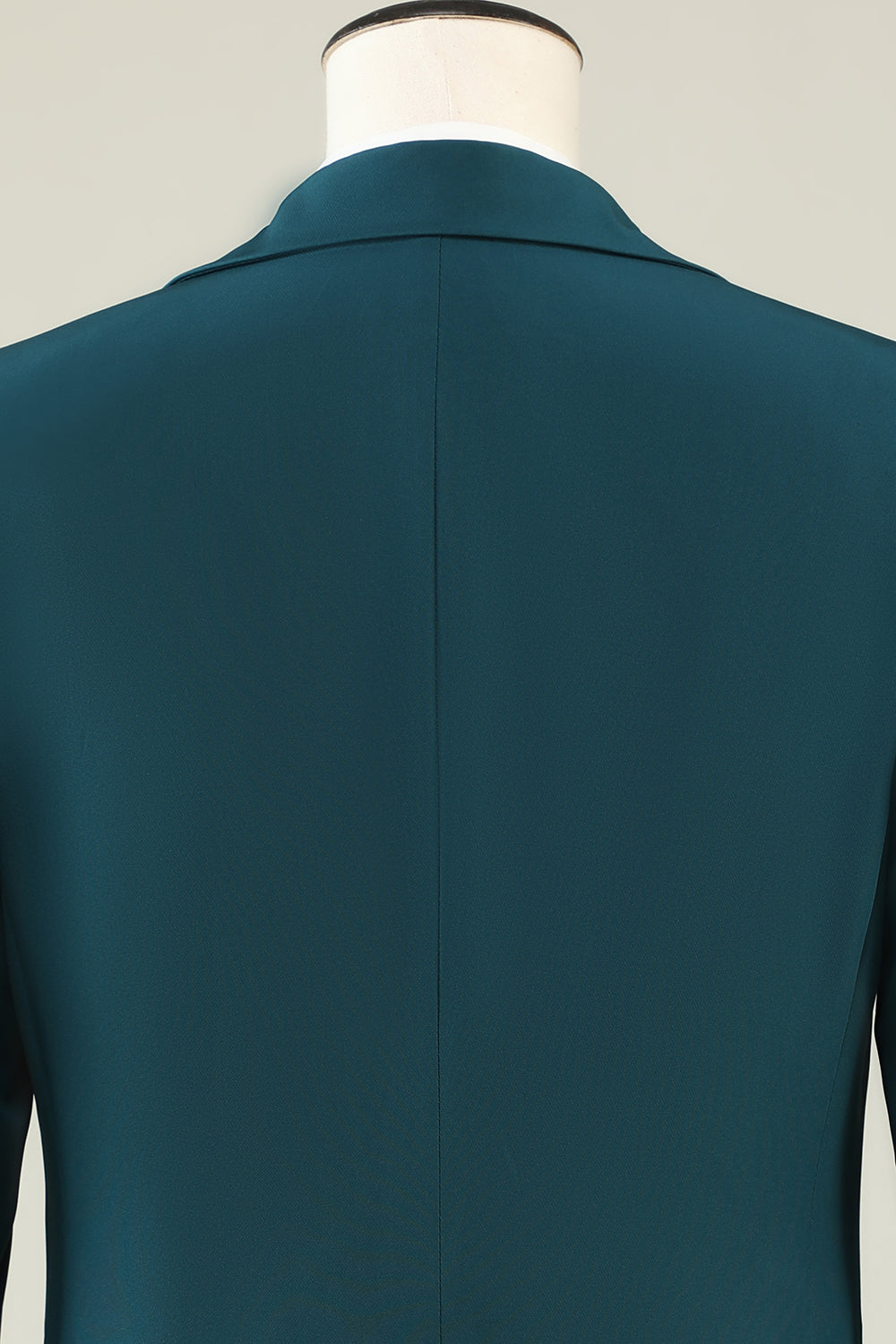 Mörkgrön Hackad Kavaj 3-Delad Baldräkt för Män