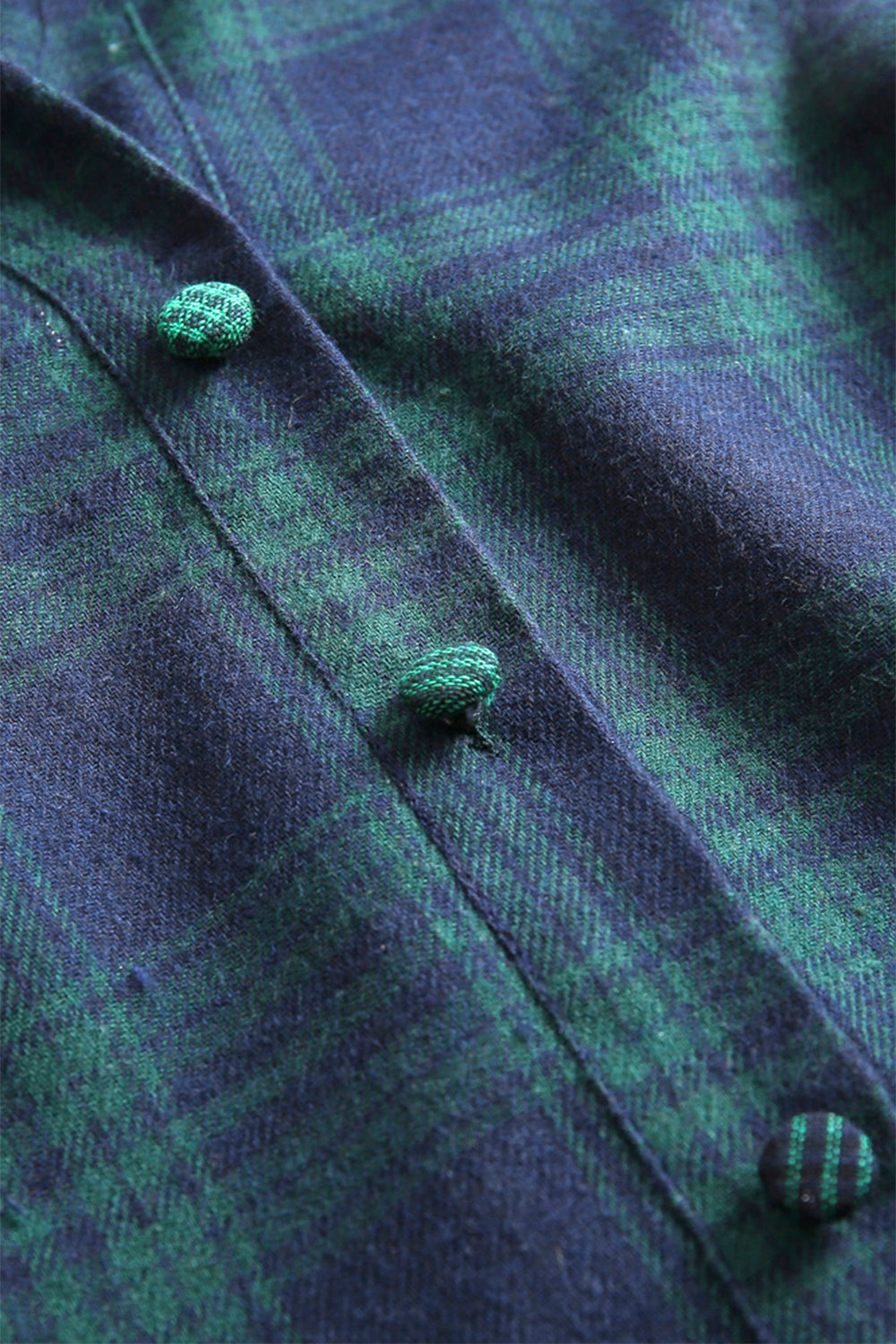 Grön rutig 50 Tals Klänning