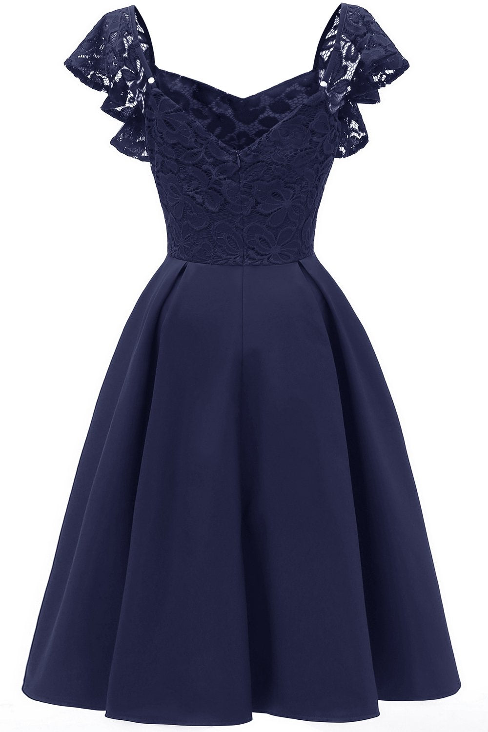 Älskling Vinröd Cocktail Festklänning