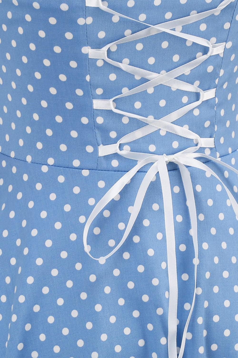 Retro Prickig Halterneck Klänning