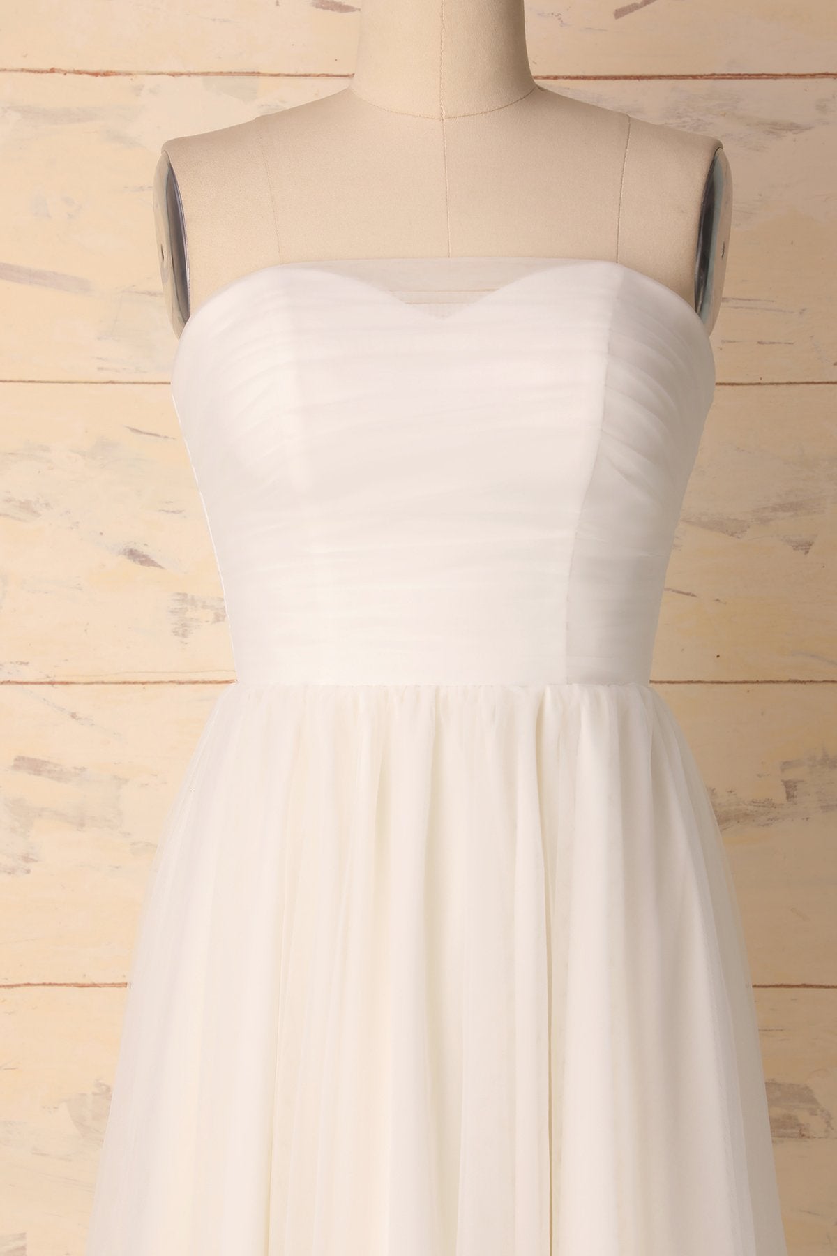 Vit Sweetheart Dress - ZAPAKA