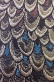 Gyllene Jacquard Sjal Kavajslag Kavaj, Herr