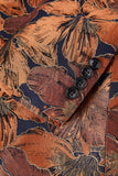 Brun Jacquard Sjal Kavajslag Mäns 2 stycken kostymer
