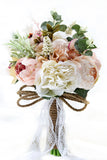 rodna, bröllop, hand, blommor