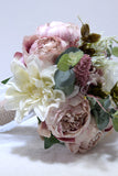 rodna, bröllop, hand, blommor
