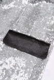 Glittrande Silver Black Peak Kavajslag Balkavaj för kvinnor