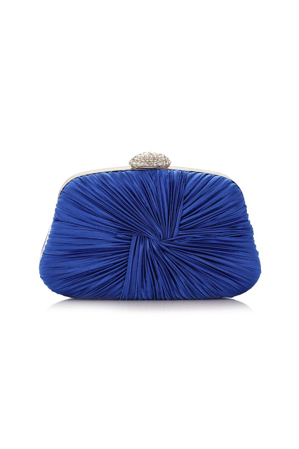 Lyx Royal Blue veckad handväska