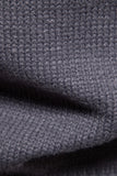 Grå Mäns Rund hals Slim Fit Pullover Tröja