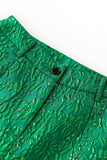 Green Peak Kavajslag Jacquard Kostymer för kvinnor