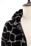 Leopard Faux Fur Zip-Up Hoodie Herr Kappa