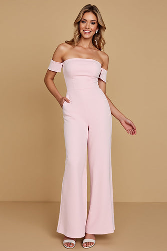 Off The Shoulder Rosa Chiffong Bridesmaid Jumpsuit