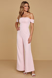 Off The Shoulder Rosa Chiffong Bridesmaid Jumpsuit