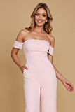 Off The Shoulder Rosa Chiffong Bridesmaid Jumpsuit
