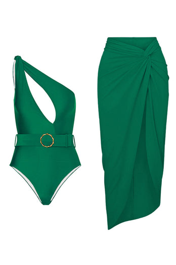 Svarta One Piece Cut Out Beach Badkläder