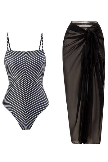 Royal Blue One Piece Ärmlös Beach Badkläder