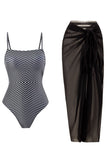 Royal Blue One Piece Ärmlös Beach Badkläder