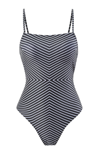 Royal Blue One Piece Ärmlös Beach Badkläder