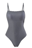Royal Blue One Piece Ärmlös Beach Badkläder