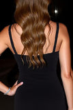 Bodycon Knälång Svart Cocktailklänning